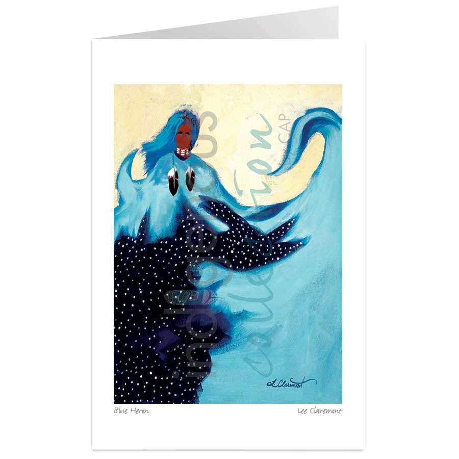 Blue Heron by artist Lee Claremont
