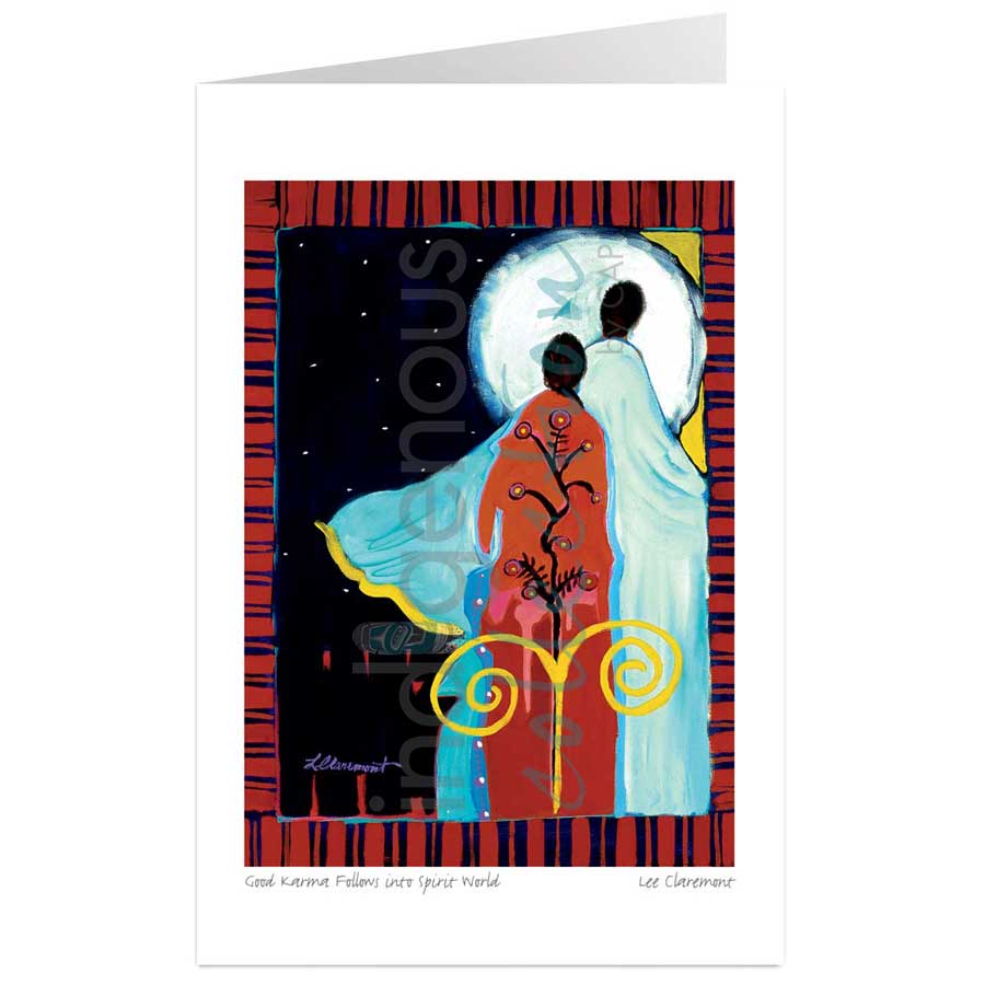 Good Karma Follows Into Spirit World by artist Lee Claremont