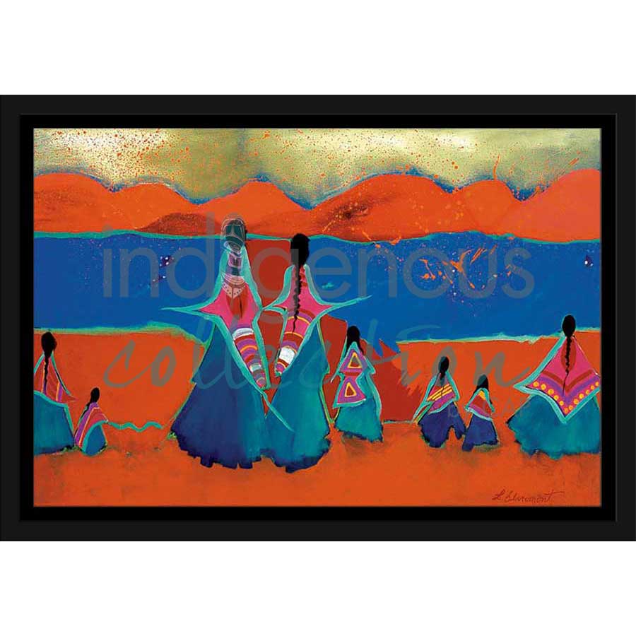 View From The Other by artist Lee Claremont - Mohawk. Indigenous Collection