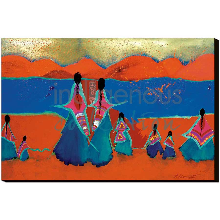 View From The Other by artist Lee Claremont - Mohawk. Indigenous Collection