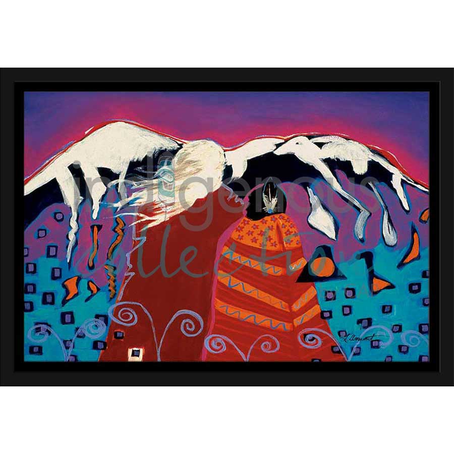 Grandmother's Wisdom by artist Lee Claremont - Mohawk. Indigenous Collection