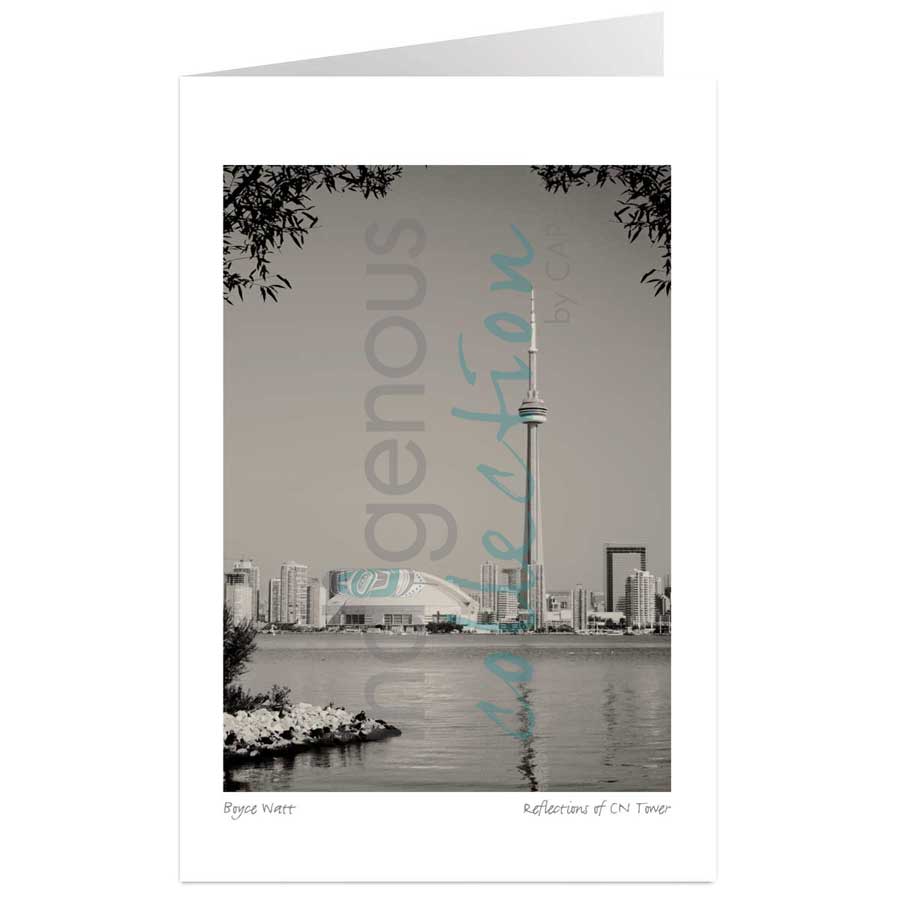 Reflections Of Cn Tower by artist Jeff Maihara