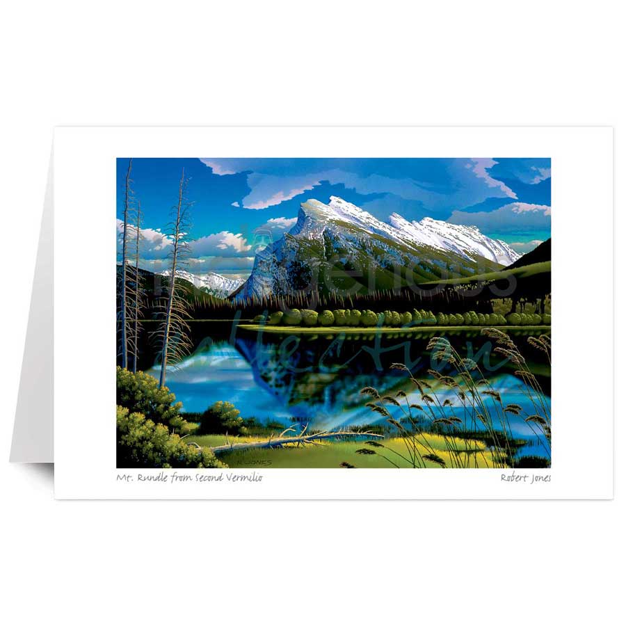 Mt.Rundle from Second Vermilio by artist Robert Jones