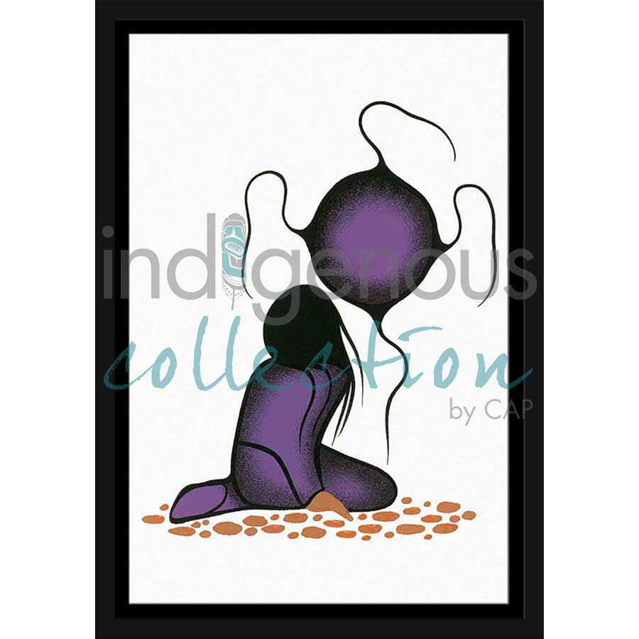 Her Journey by artist Simone McLeod - Ojibway. Indigenous Collection