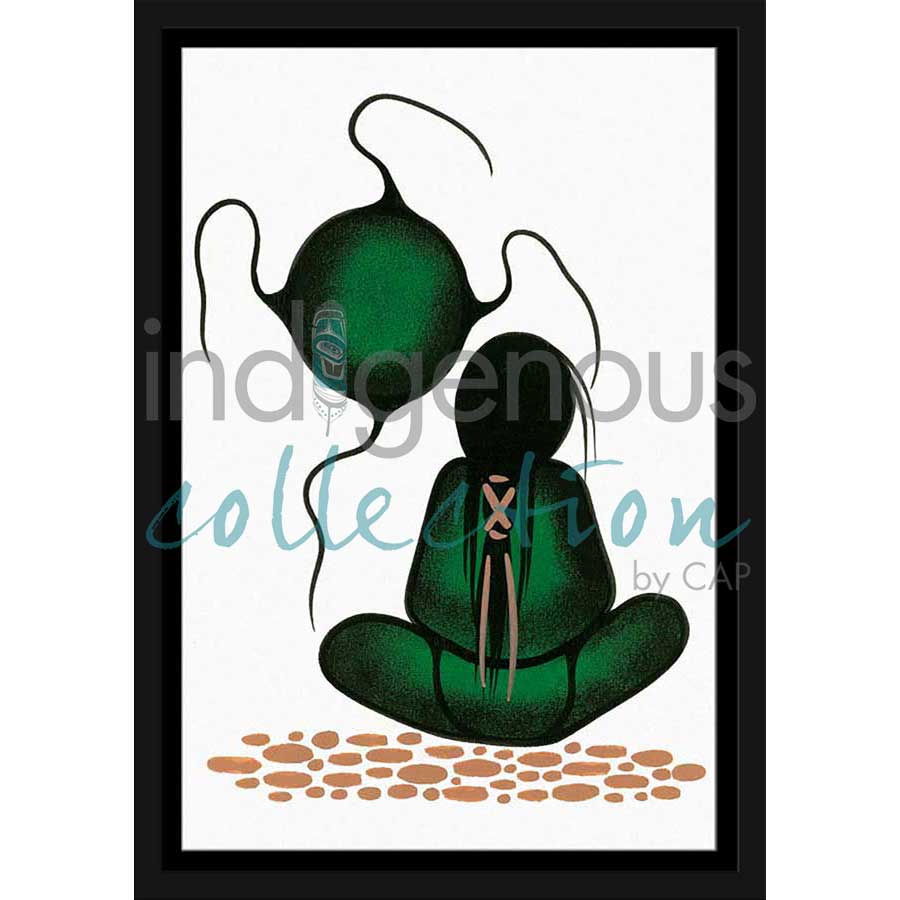 A New Journey by artist Simone McLeod - Ojibway. Indigenous Collection