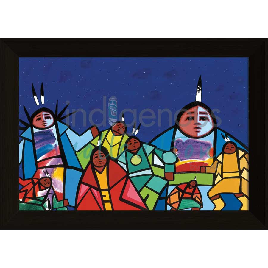 Together by artist Jerry Whitehead - Cree. Indigenous Collection