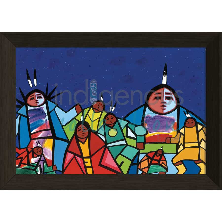 Together by artist Jerry Whitehead - Cree. Indigenous Collection