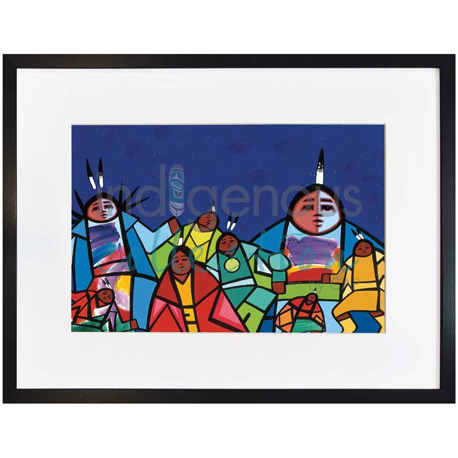 Together by artist Jerry Whitehead - Cree. Indigenous Collection