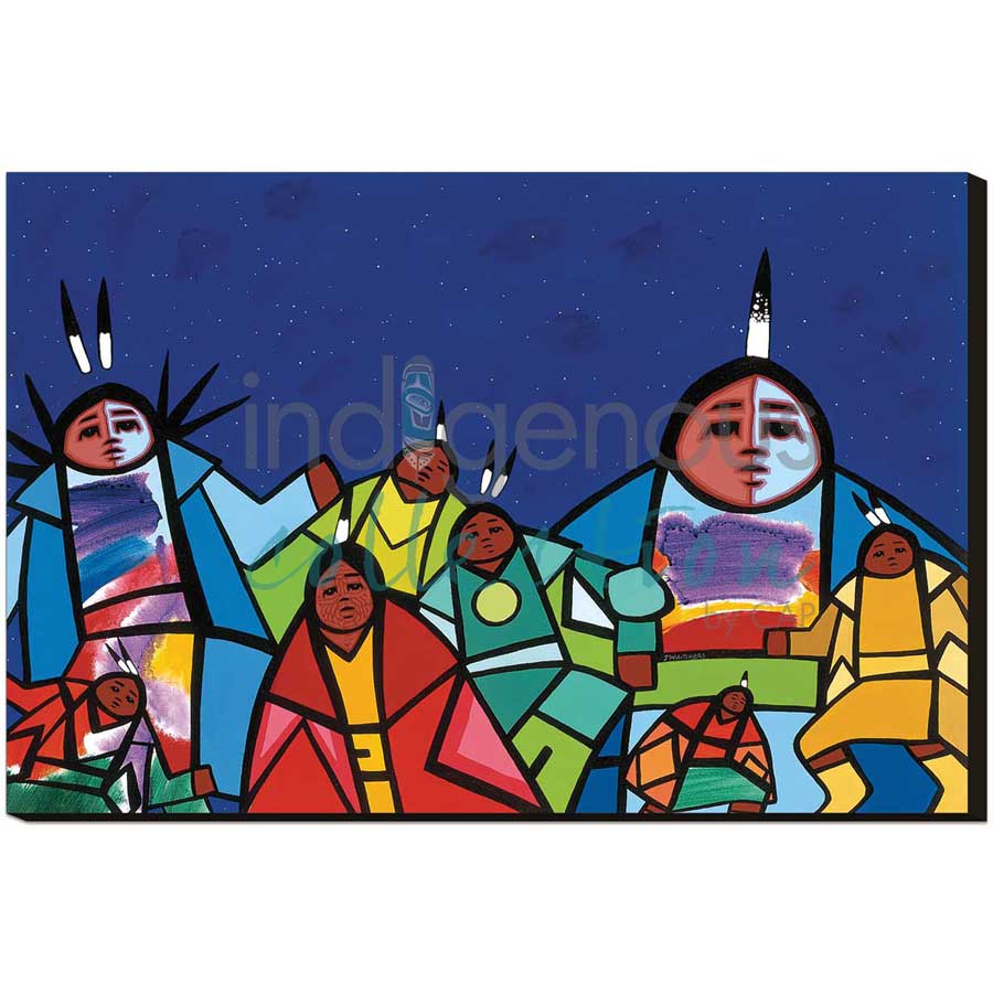 Together by artist Jerry Whitehead - Cree. Indigenous Collection