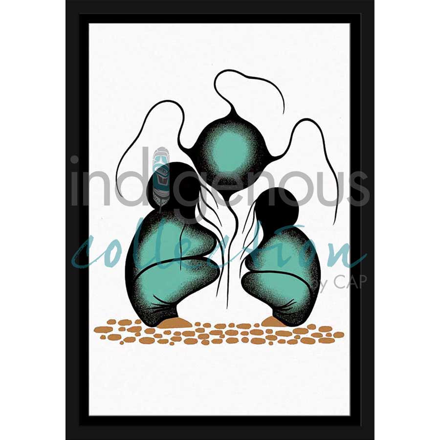 Sharing Stories by artist Simone McLeod - Ojibway. Indigenous Collection