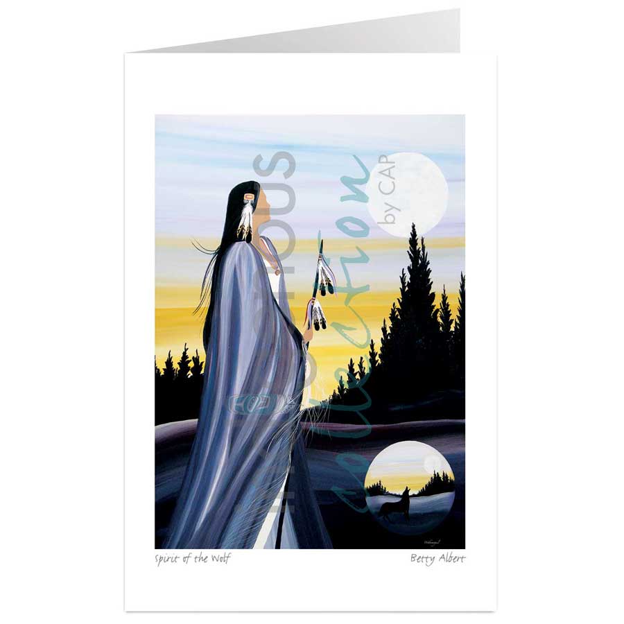 Spirit of the Wolf by artist Betty Albert