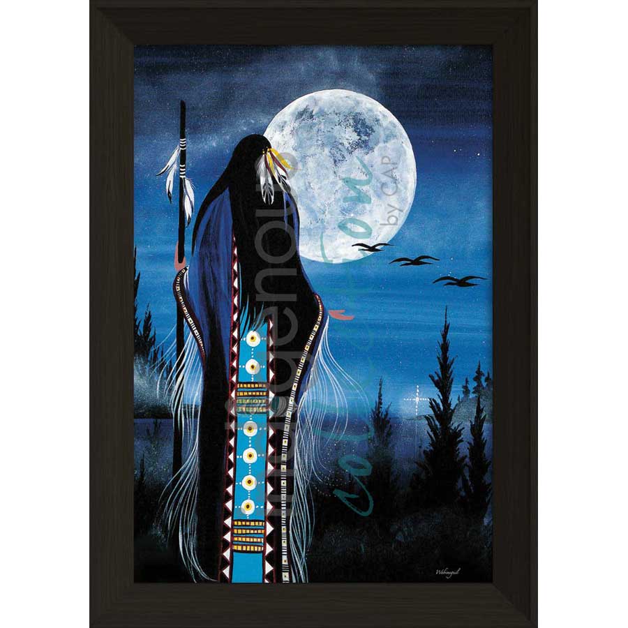 Evening Star Woman by artist Betty Albert - Cree. Indigenous Collection