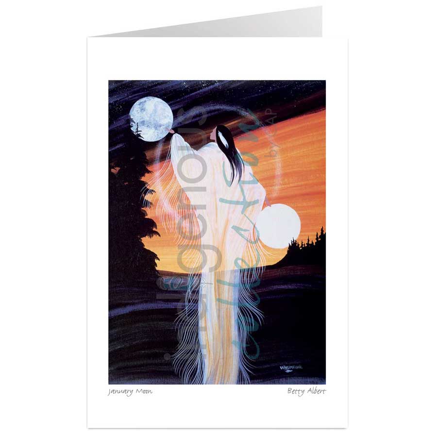 January Moon by artist Betty Albert