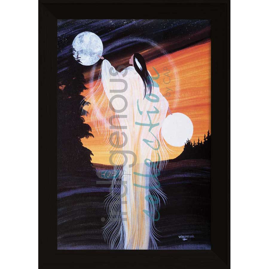 January Moon by artist Betty Albert - Cree. Indigenous Collection