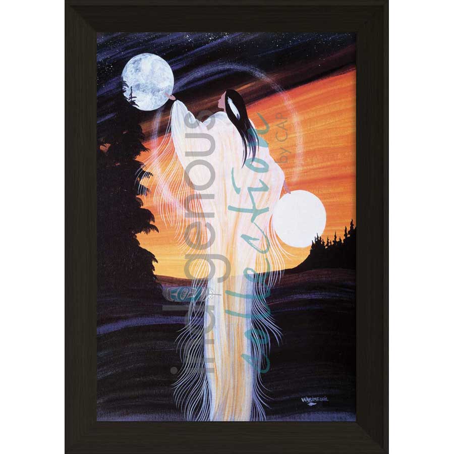 January Moon by artist Betty Albert - Cree. Indigenous Collection