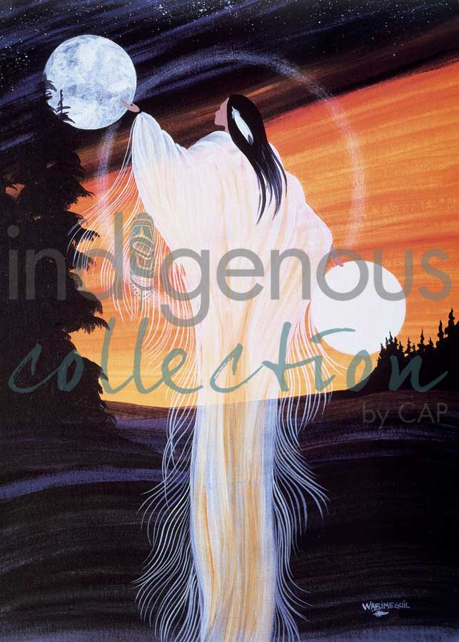 January Moon by artist Betty Albert