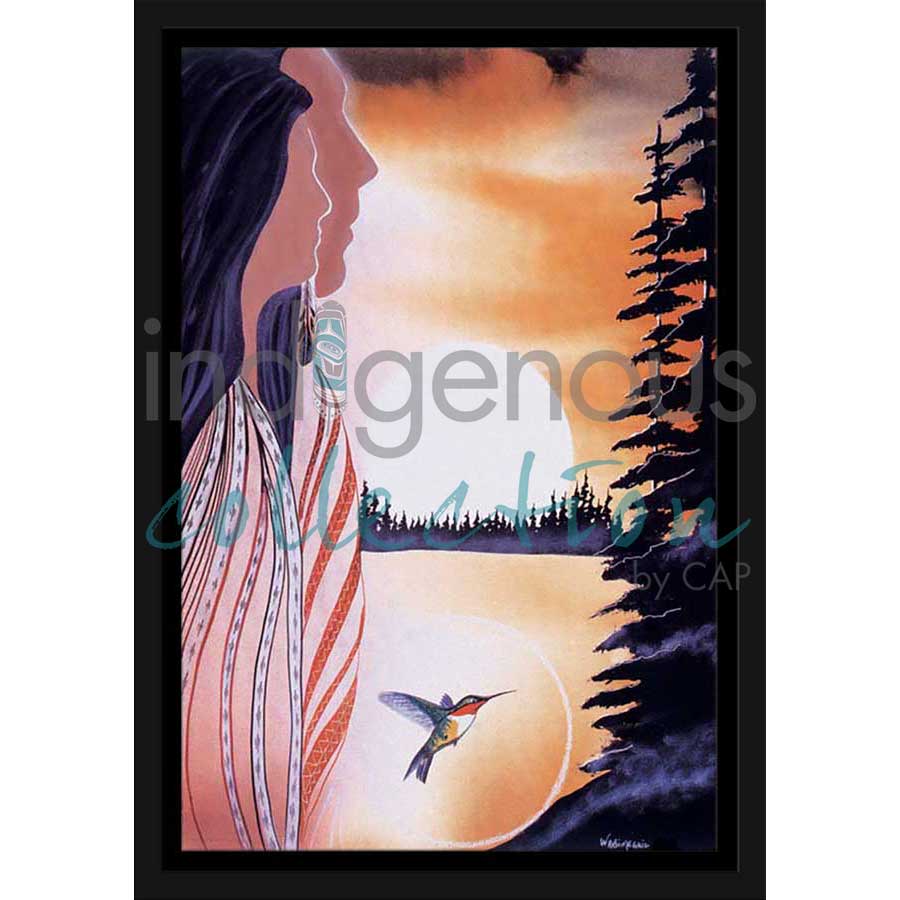July Moon by artist Betty Albert - Cree. Indigenous Collection