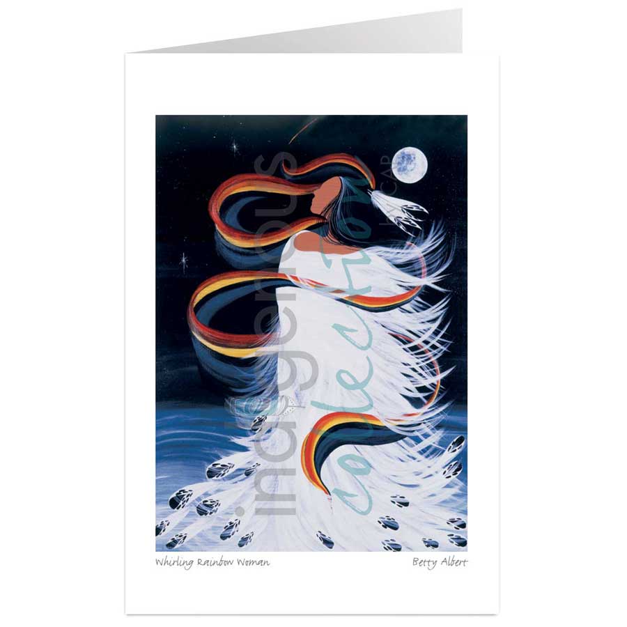 Whirling Rainbow Woman by artist Betty Albert