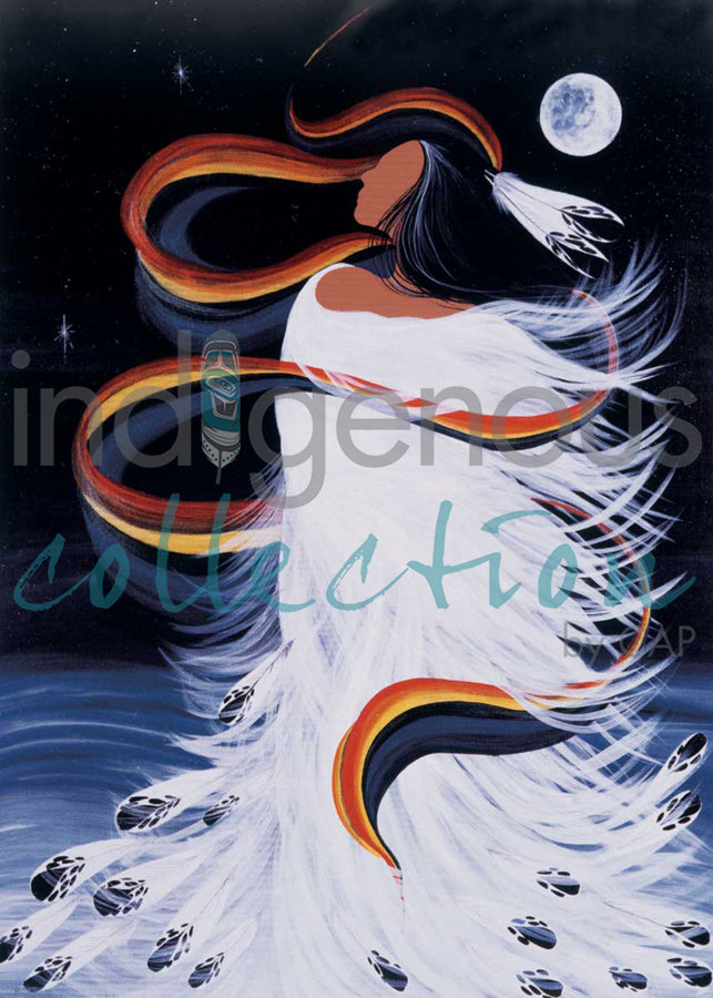 Whirling Rainbow Woman by artist Betty Albert