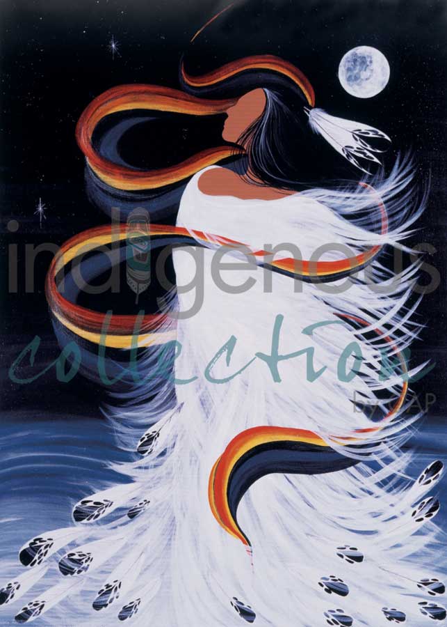 Whirling Rainbow Woman by artist Betty Albert