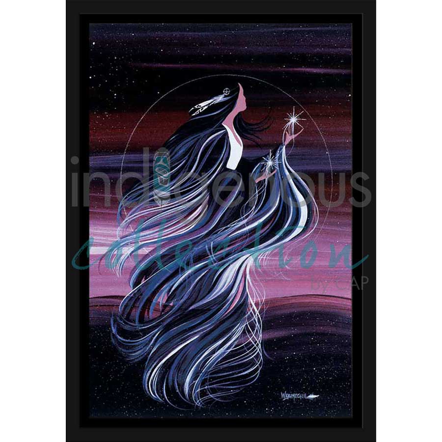 White Star Woman by artist Betty Albert - Cree. Indigenous Collection