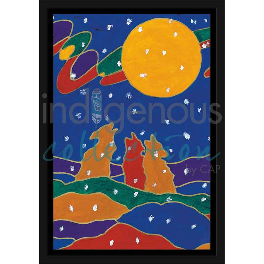 Full Moon by artist Dawn Oman - Denesuline (Chipewyan). Indigenous Collection