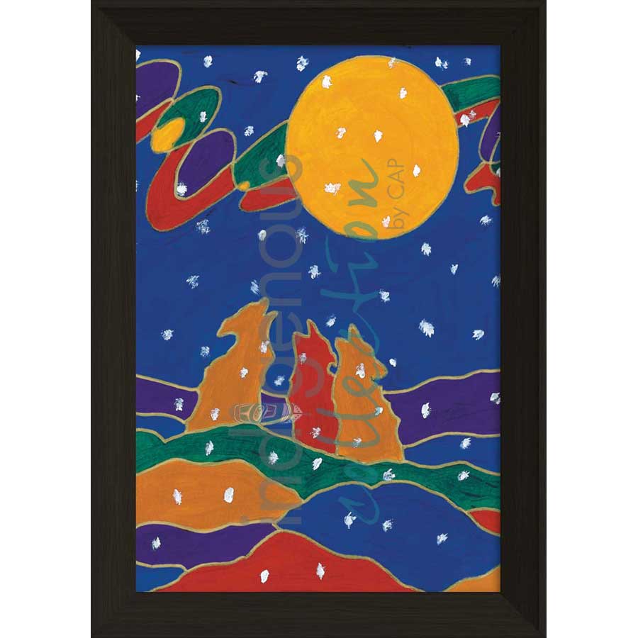 Full Moon by artist Dawn Oman - Denesuline (Chipewyan). Indigenous Collection