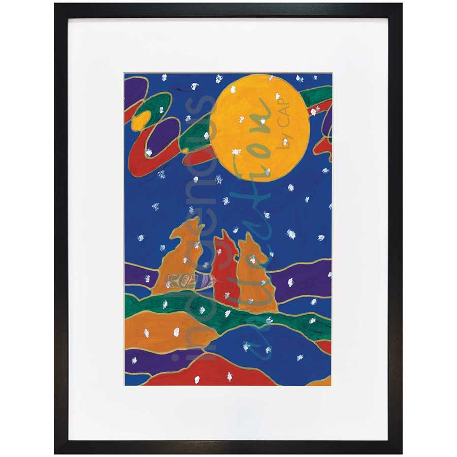 Full Moon by artist Dawn Oman - Denesuline (Chipewyan). Indigenous Collection