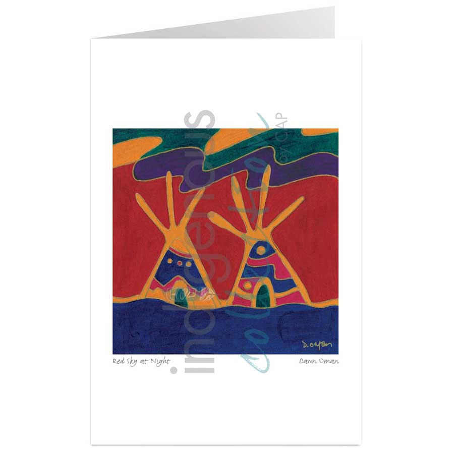 Red Sky At Night by artist Dawn Oman