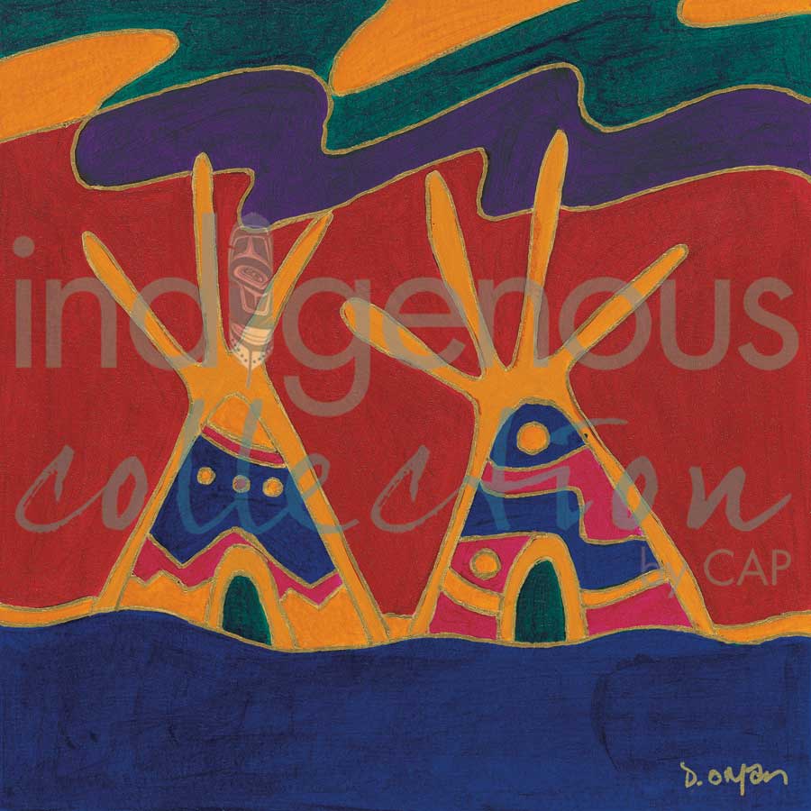 Red Sky At Night by artist Dawn Oman