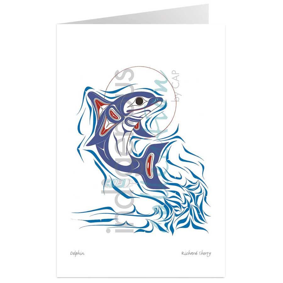 Dolphin by artist Richard Shorty