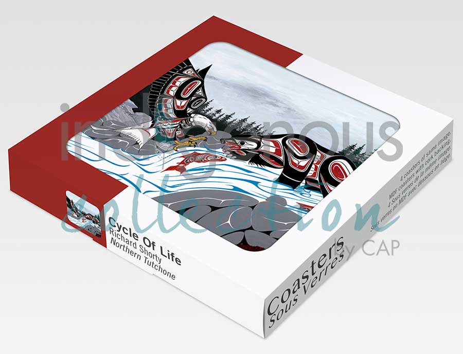 Cycle of Life Coaster by artist Richard Shorty