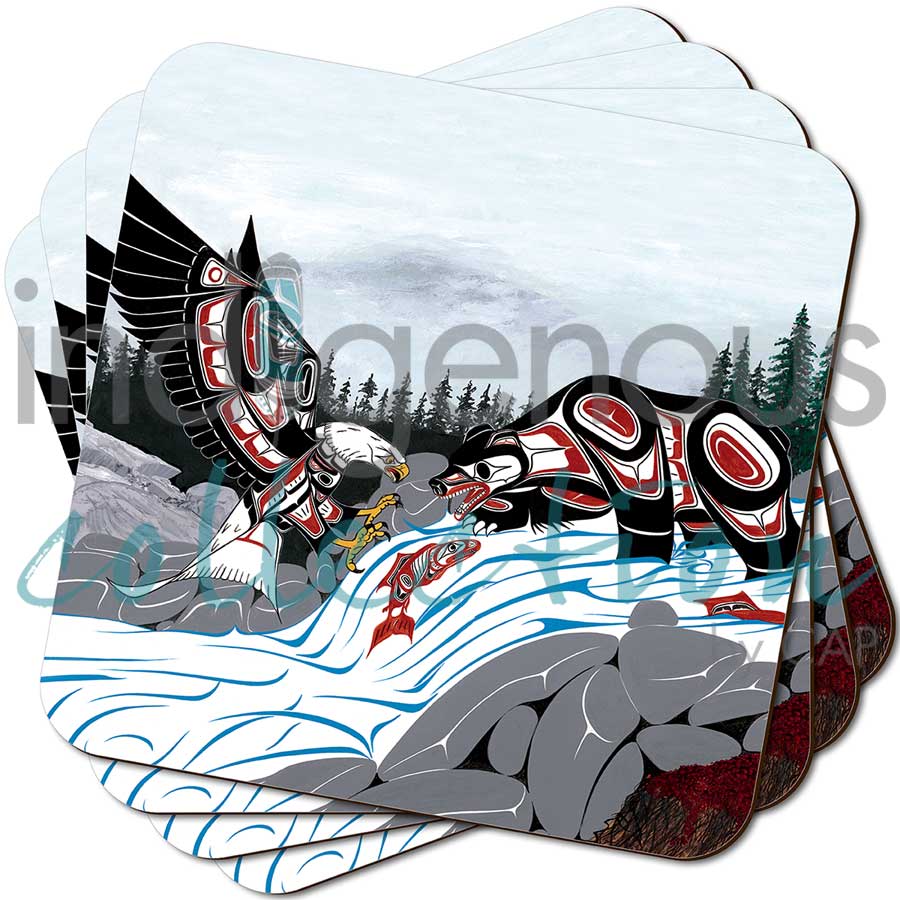 Cycle of Life Coaster by artist Richard Shorty