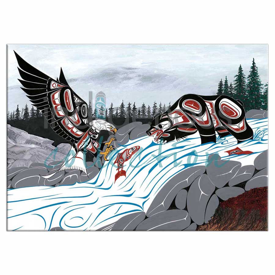 Cycle of Life Magnets by artist Richard Shorty