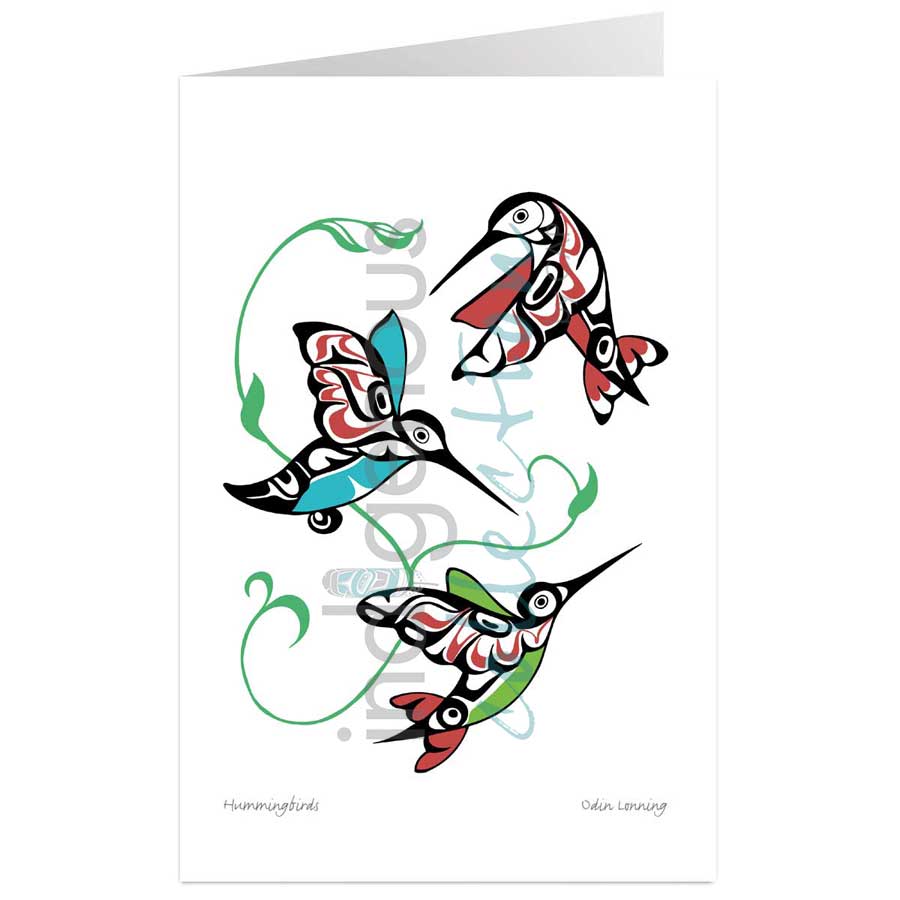 Hummingbirds by artist Odin Lonning