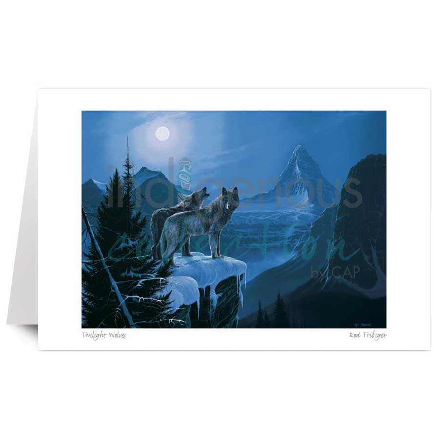 Twilight Wolves by artist Rod Tribiger