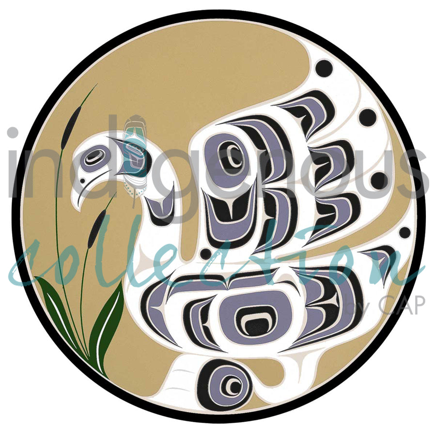 Swan by artist Randy Cook