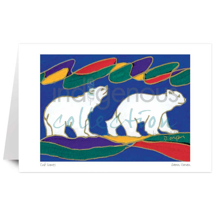 Cub Scouts by artist Dawn Oman