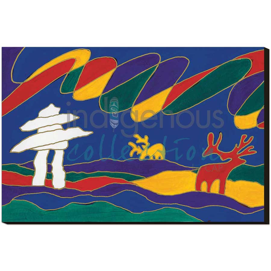 Barrenlands by artist Dawn Oman - Denesuline (Chipewyan). Indigenous Collection