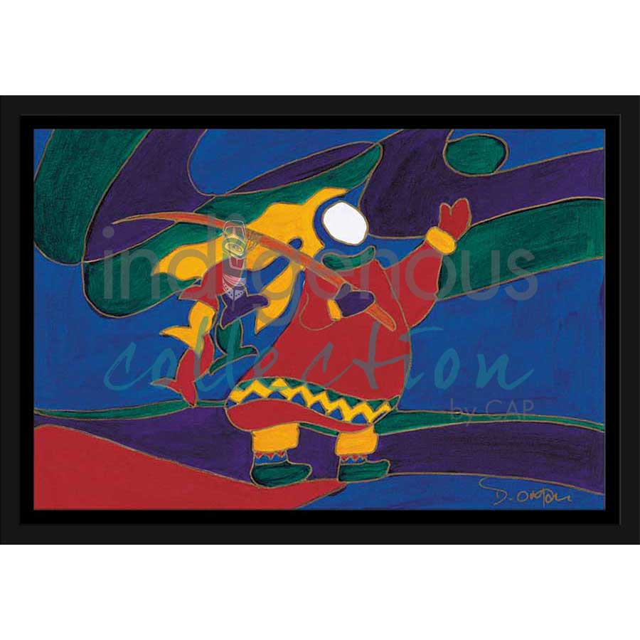Great Catch by artist Dawn Oman - Denesuline (Chipewyan). Indigenous Collection
