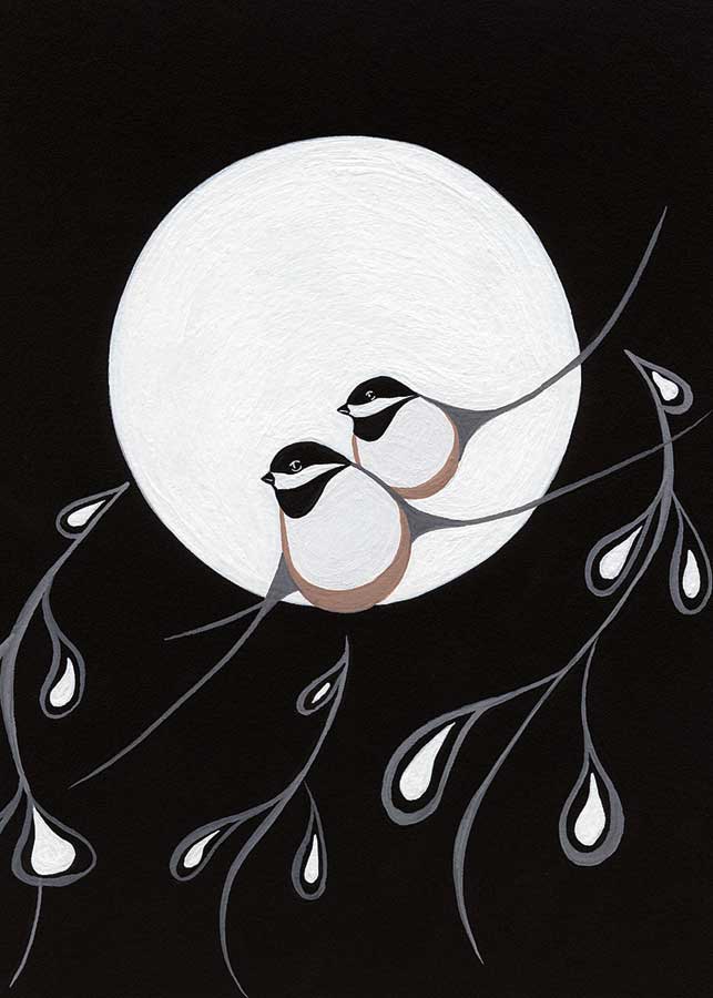 Wintery Traverse by artist Rick Beaver