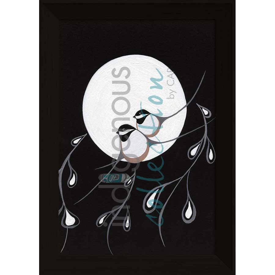 Wintery Traverse by artist Rick Beaver - Ojibway. Indigenous Collection
