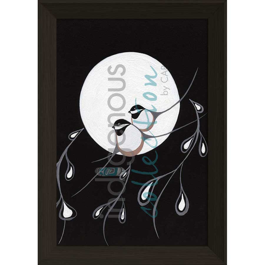 Wintery Traverse by artist Rick Beaver - Ojibway. Indigenous Collection