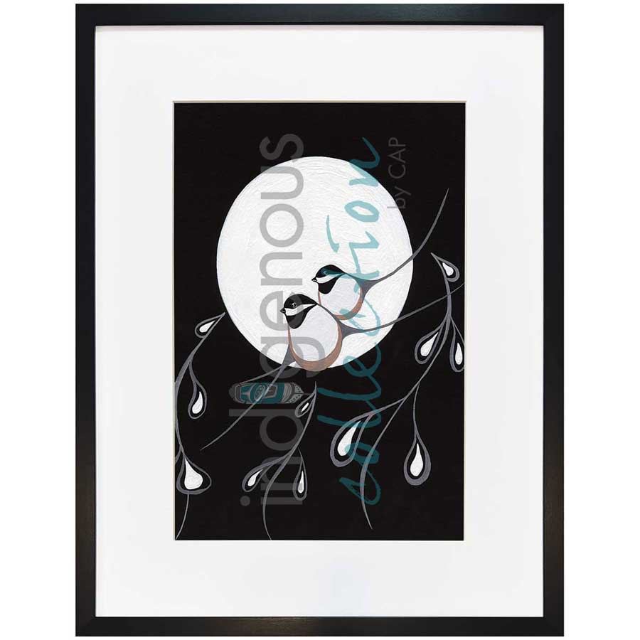 Wintery Traverse by artist Rick Beaver - Ojibway. Indigenous Collection