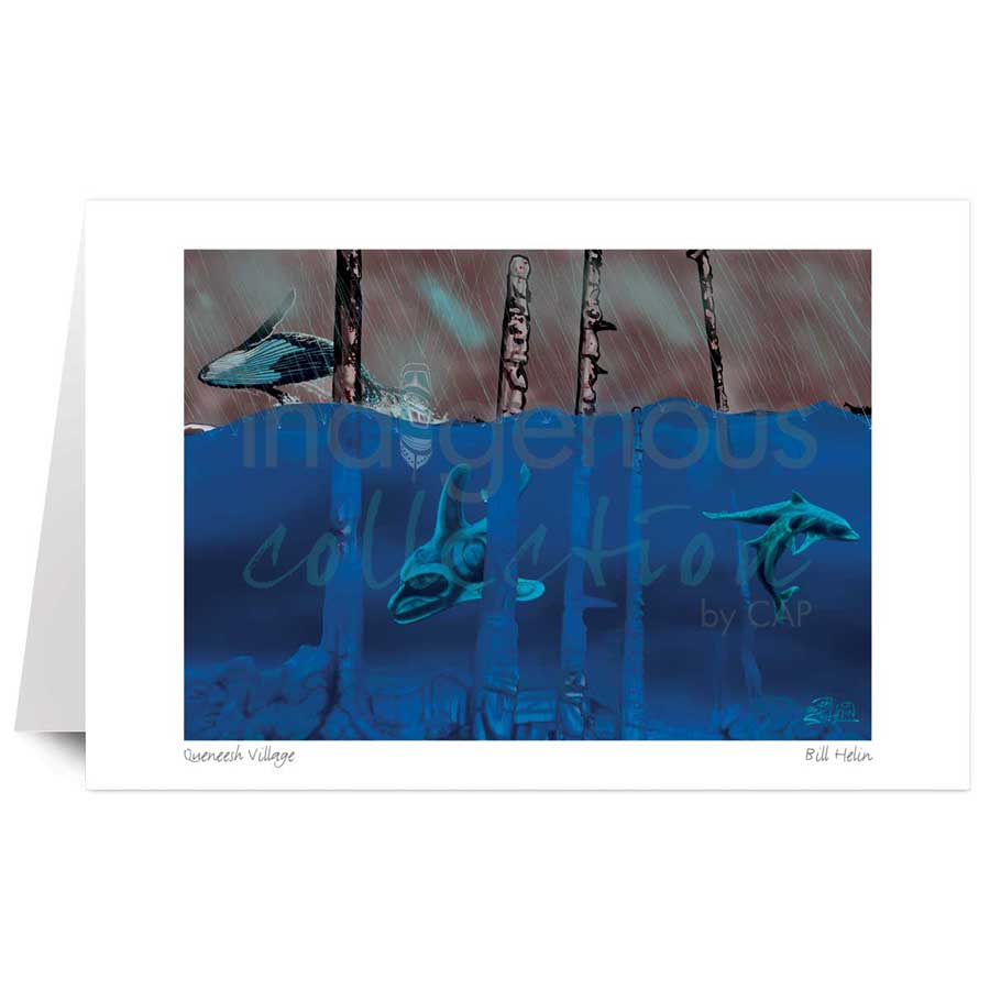 Queneesh Village by artist Bill Helin