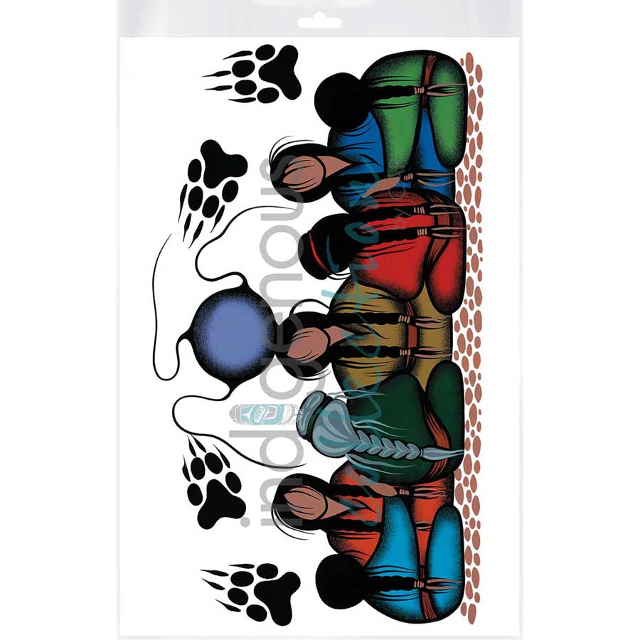 Strength Working Together by artist Simone McLeod - Ojibway. Indigenous Collection