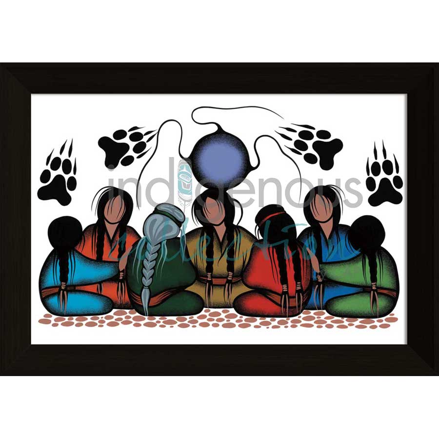 Strength Working Together by artist Simone McLeod - Ojibway. Indigenous Collection