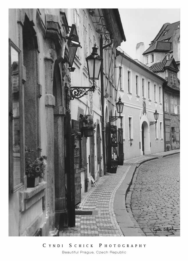 Beautiful Prague, Czech Republic by artist  Cyndi Schick