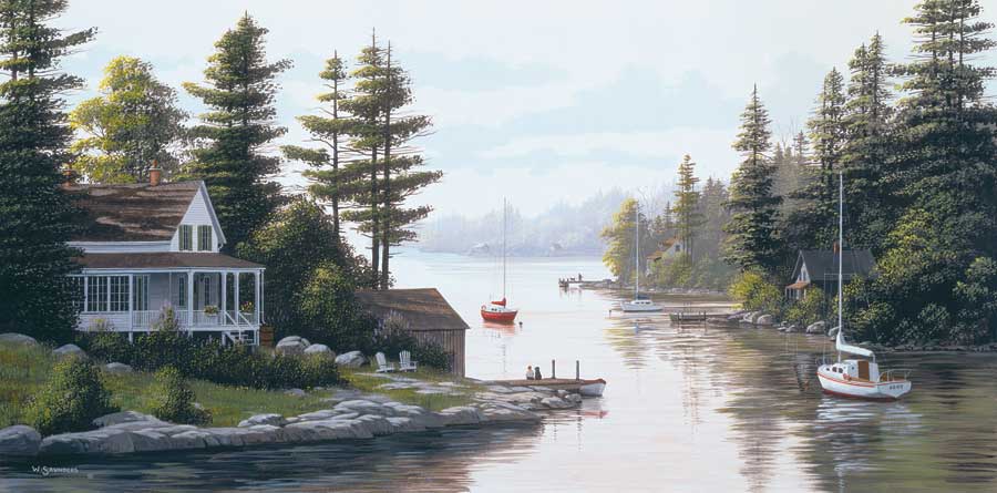 Cottage Country by artist  Bill Saunders