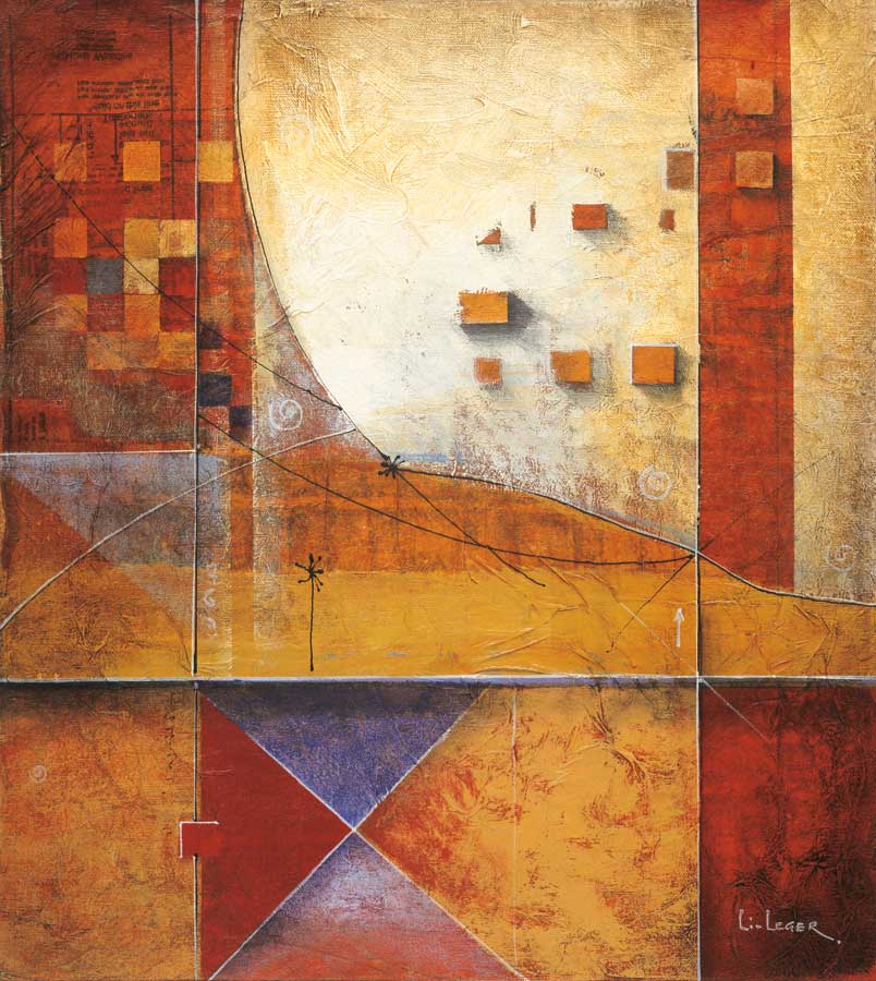Intersection by artist  Don Li-Leger